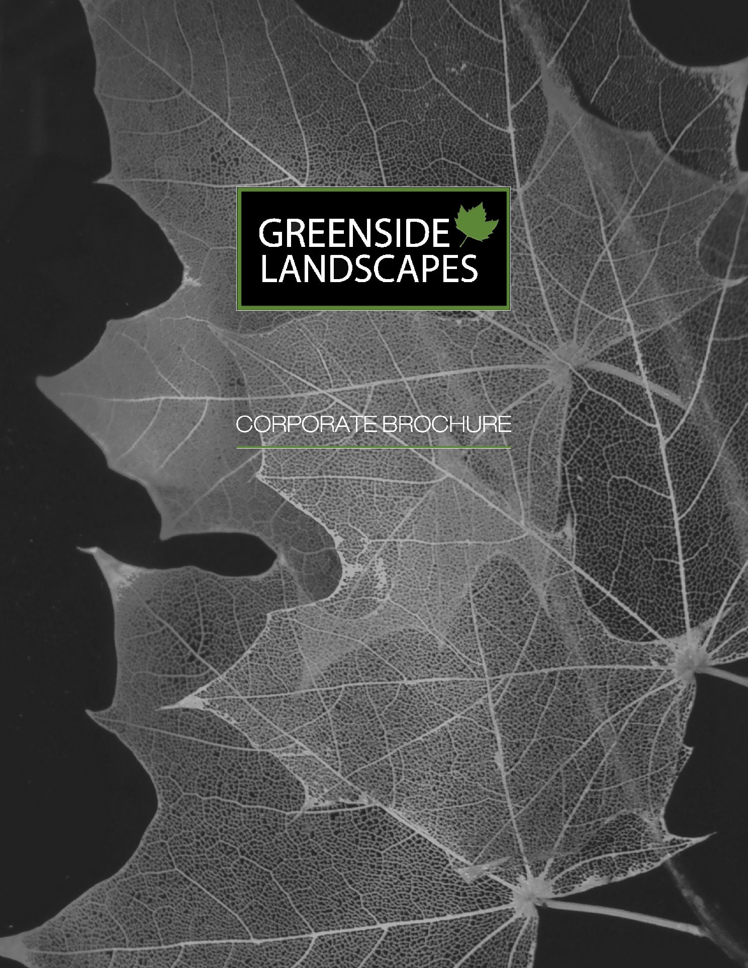 Greenside Landscapes brochure cover